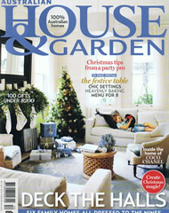 House and Garden December 2012 Cover